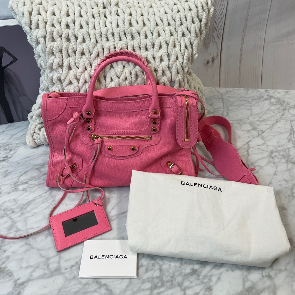 Balenciaga Pink City Bag